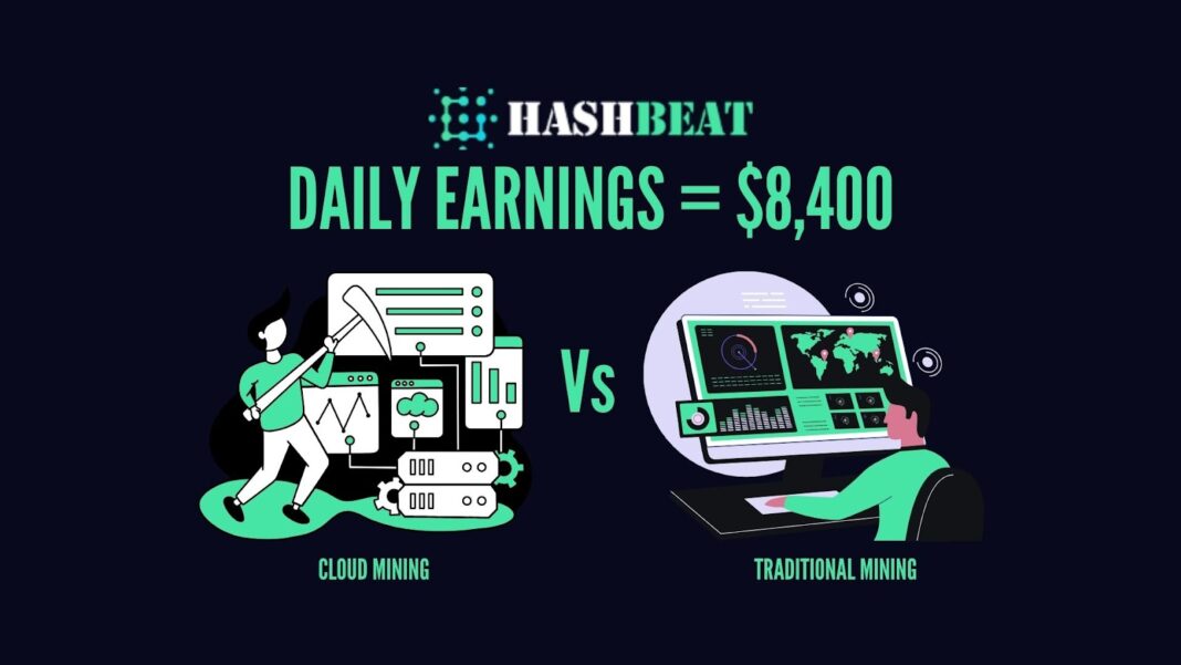 Cloud Mining VS Traditional Mining: Why XRP Investors Prefer HashBeat.com for Earning Up to ,400 a Day
