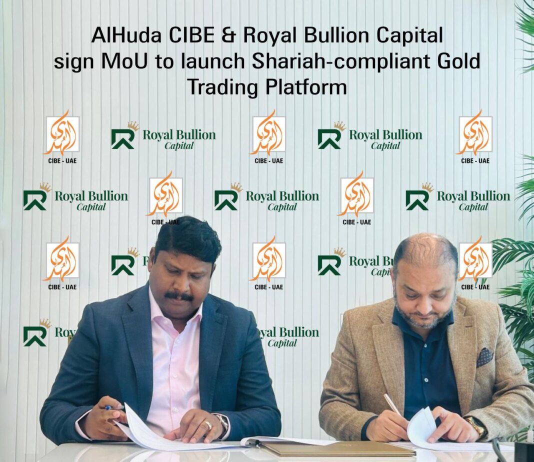 AlHuda CIBE Support to Royal Bullion Capital to Launch Shariah-Compliant Gold Trading Platform