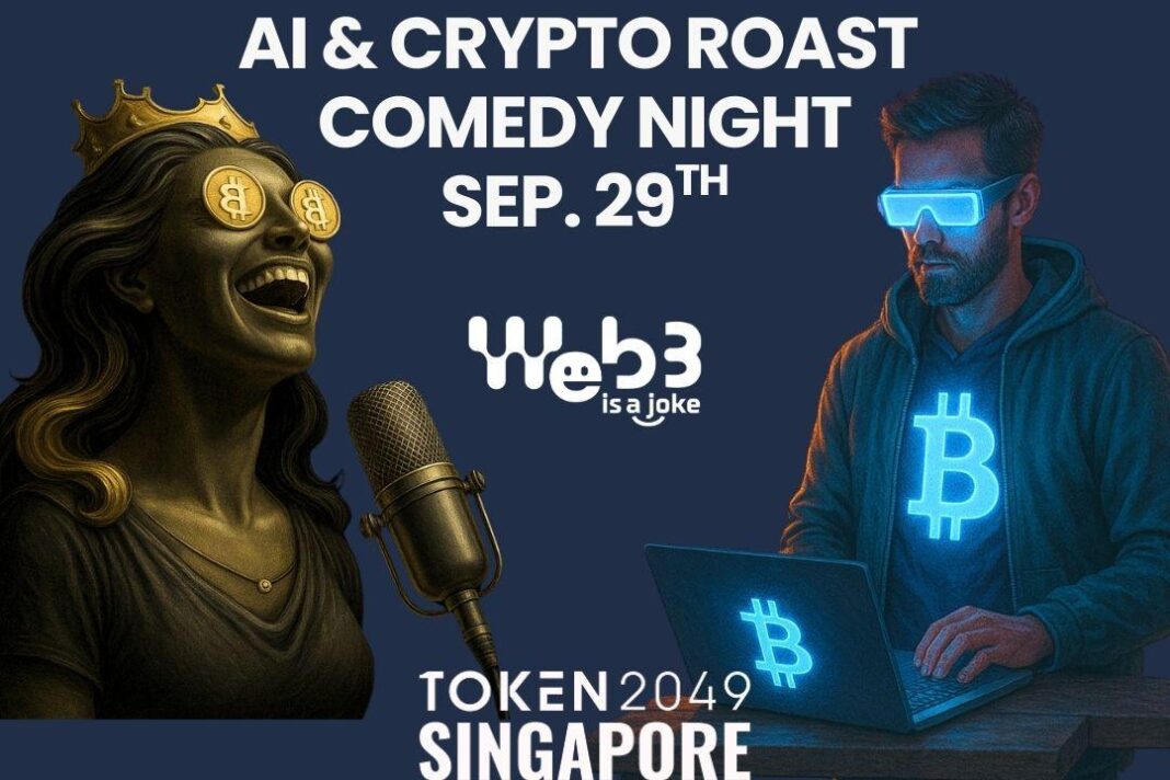 Web3 is a Joke Returns With AI & Crypto Roast Comedy Night at Token 2049 Singapore