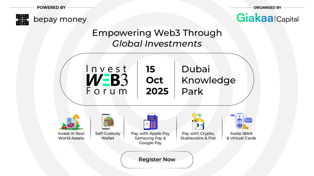 bepay money Powers Invest Web3 Forum’s 3rd Edition in Dubai, Bringing 0B+ AUM Representatives and 80+ Investors 