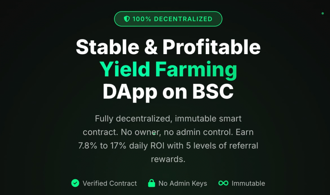 Blockchain Innovation Spotlight: BNBCapital’s Immutable Protocol Delivers 239% Returns Without Admin Keys