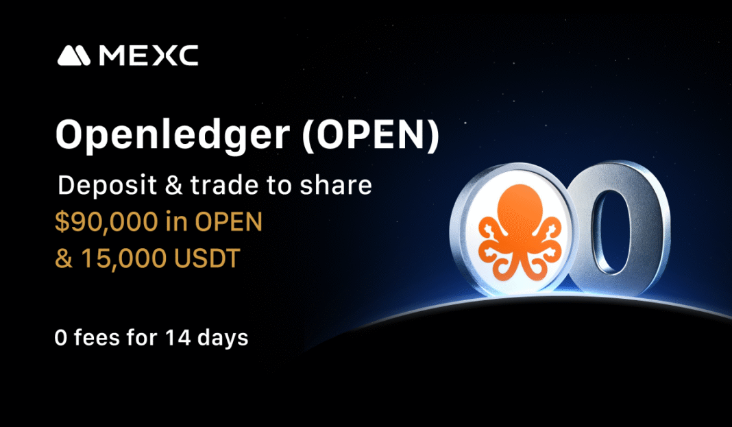 MEXC Lists Openledger (OPEN) with ,000 in OPEN and 15,000 USDT Airdrop+ Event