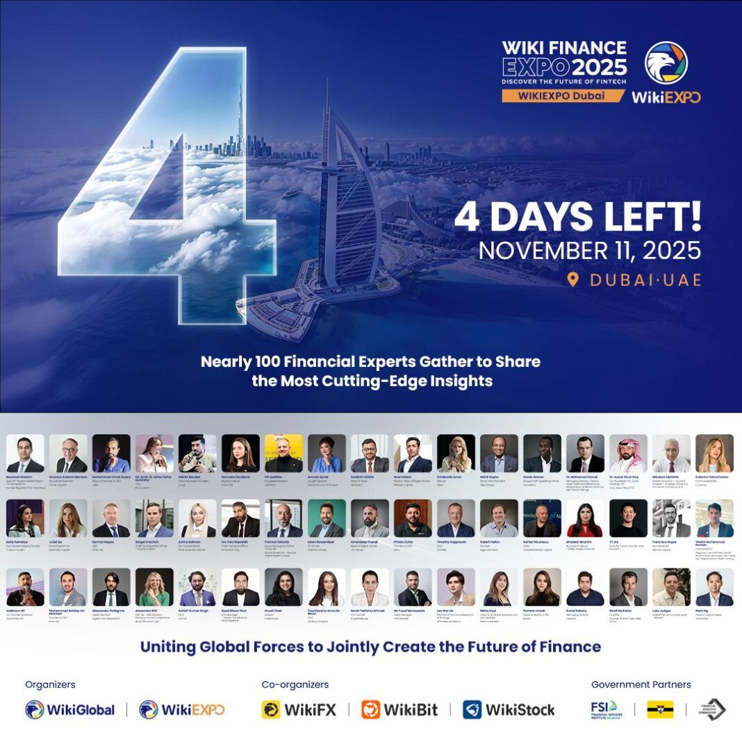 WikiEXPO Dubai 2025, One of the world’s largest Fintech expos is About to Commence