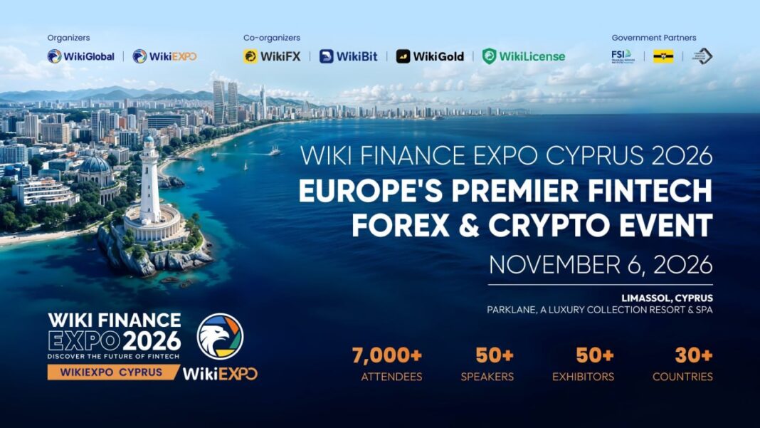 Europe’s Premier FX, Crypto & Fintech Event – Wiki Finance Expo Cyprus 2026 is Coming to Limassol This November!